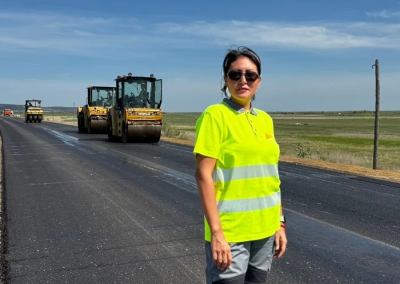 Дорожник Надежда Яковлева: В Якутии нацпроекты дали нам опыт и развитие дорожной инфраструктуры / ЯСИА   