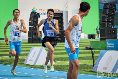 Эстафетой дружбы завершились финалы по легкой атлетике на играх «Дети Азии» / Иван Евсеев   