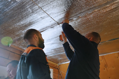 В Якутске семье участника СВО установили пожарные извещатели / ЯСИА   