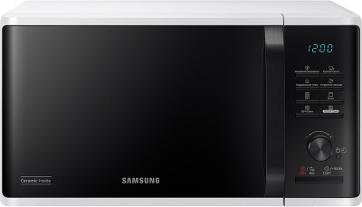 Микроволновая печь Samsung MG23K3515AW/BW с грилем, 23 л белый