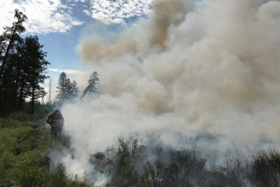 В Забайкалье борьбу с пожарами ведут в условиях установившейся жары и отсутствия осадков / ЯСИА   