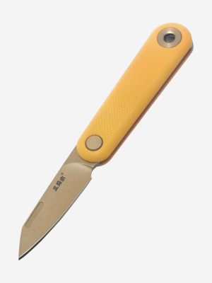 Складной нож Sanrenmu 325S-GY2, сталь 12C27, рукоять G10, желтый