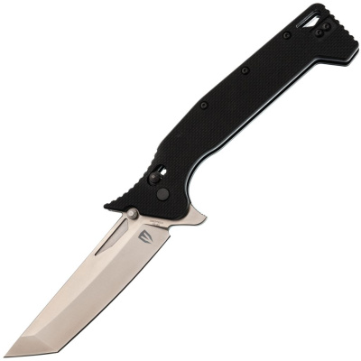 Складной нож Obertech ns-02 Tanto satin, сталь VG-10, рукоять G10, черный