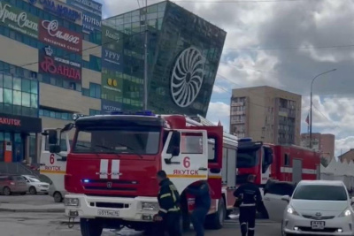 Пожар произошел в торговом центре «Проспект» в Якутске / ЯСИА Якутск Якутск Республика Саха (Якутия)