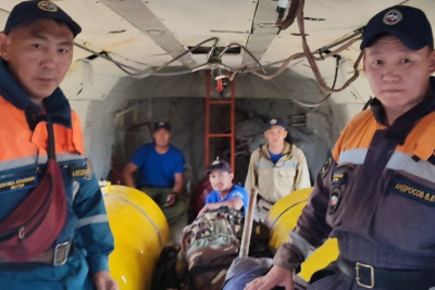 В месте тушения лесного пожара в Усть-Майском районе пропал человек / ЯСИА   