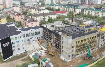 В ноябре завершат строительство пристроя к школе № 29 Якутска / ЯСИА Якутск Якутск Республика Саха (Якутия)