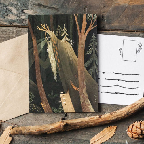 Открытка Дворникова А. "Леший"