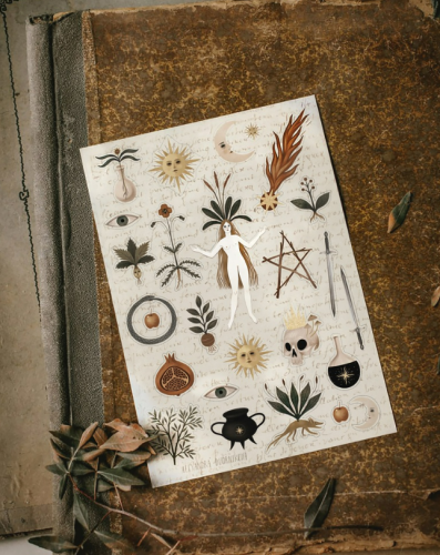 Стикеры Дворникова А. "Травник с Мандрагорой"