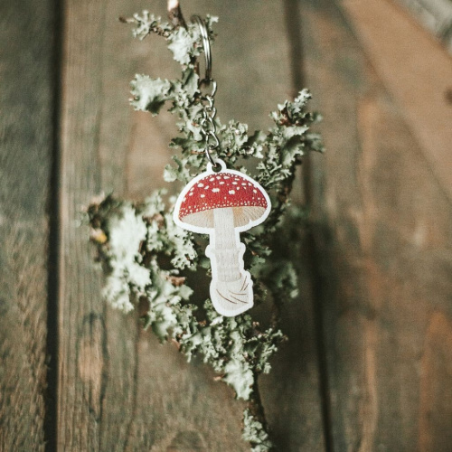 Брелок Дворникова А. "Мухомор"