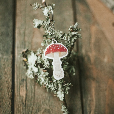 Брелок Дворникова А. "Мухомор"