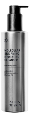 Очищающий гель-пенка для лица с аминокислотами шелка Molecular Silk Amino Hydrating Cleanser: Гель-пенка 250мл