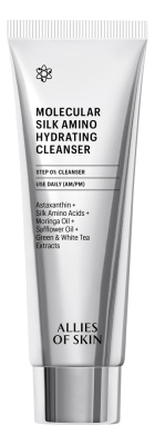 Очищающий гель-пенка для лица с аминокислотами шелка Molecular Silk Amino Hydrating Cleanser: Гель-пенка 25мл