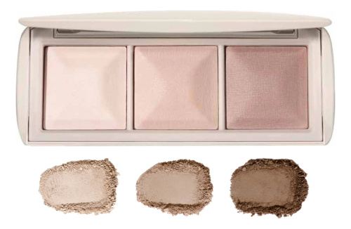 Палетка запеченных продуктов для макияжа лица 9г: Палетка 03 (пудра light + пудра medium + скульптор)