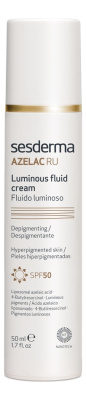 Эмульсия для сияния кожи лица Azelac Ru Fluido Luminoso SPF50 50мл