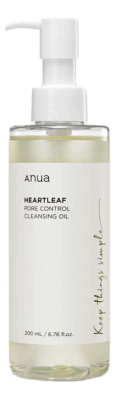 Гидрофильное масло для глубокого очищения пор Heartleaf Pore Control Cleansing Oil: Масло 200мл