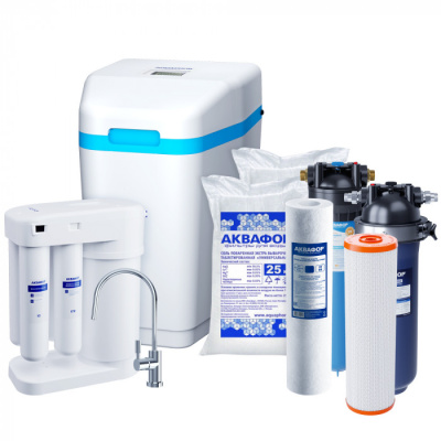 АКВАФОР WS500 + Гросс 20 с модулем п/п + Викинг PRO с модулем В520 PRO + DWM-101S Морион + Соль 2 шт.