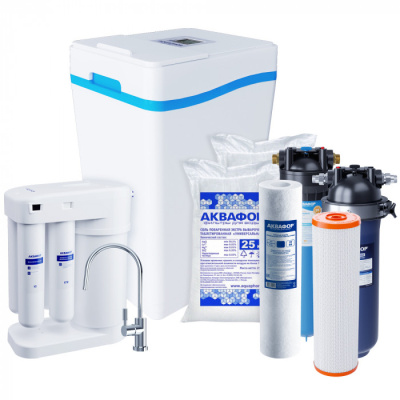 АКВАФОР WS1000 (А1000, S1000) + Гросс 20 с модулем п/п + Викинг PRO с модулем В520 PRO + DWM-101S Морион + Соль 2 шт.