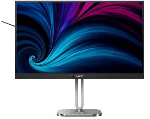 Монитор 27" Philips 27B2U6903 3840x2160, WLED, 16:9, IPS, 350cd/m, 80M:1, 4ms, 178/178, 2*HDMI, DP, 6*USB 3.2, 60hz, Speakers, black