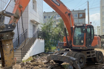 Причиной отключения света в центре Якутска стал экскаватор / ЯСИА Якутск Якутск Республика Саха (Якутия)