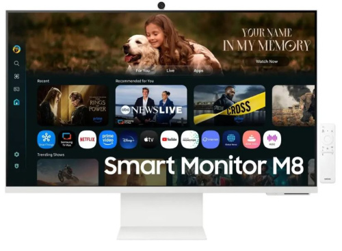 Монитор 32" Samsung S32FM801UMXUE 3840*2160, VA, 16:9, 350cd, 3000:1, 178гр/178гр, 60Hz, HDMI, HAS, белый