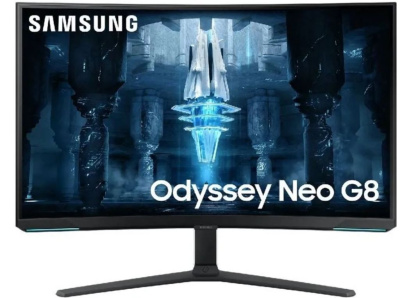 Монитор 32" Samsung Odyssey Neo G8 S32BG850NMXUE 3840*2160, VA, 16:9, 400cd, 1M:1, 178гр/178гр, 240Hz, FreeSync Premium Pro, HDMI, DP, HAS, Pivot, бел