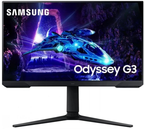 Монитор 23,8" Samsung Odyssey G3 LS24DG302EUXEN 1920*1080, VA, 16:9, 250cd, 178гр/178гр, HDMI, DP, 180Hz, FreeSync, HAS, Pivot