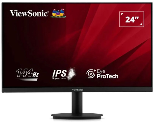 Монитор 23,8" Viewsonic VA24G1-H 1920*1080, IPS, 16:9, 250cd, 1300:1, 1ms, 178гр/178гр, HDMI, VGA, 144Hz