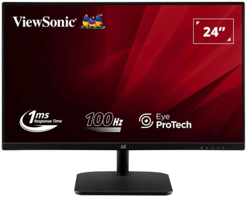 Монитор 24" Viewsonic VA2432-H-2 1920*1080, IPS, 16:9, 250cd, 178гр/178гр, HDMI, VGA, 100Hz