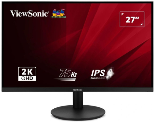 Монитор 27" Viewsonic VA2708-2K-HD-2 2560*1440, IPS, 16:9, 300cd, 4ms, 178гр/178гр, HDMI, DP, 75Hz