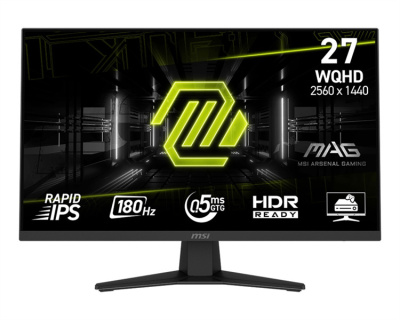 Монитор 27" MSI Mag MAG 274QF 9S6-3CE41H-027 2560x1440 LED, 16:9, IPS, 250cd, 1000:1, 178гр/178гр, 180Hz, HDMI, полуматовая, DP, black