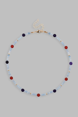 Колье-чокер с бусинами