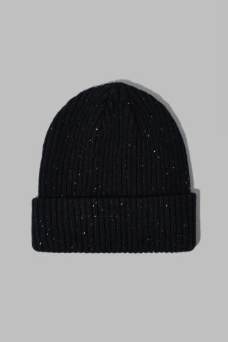 Шапка-бини с шерстью и хлопком