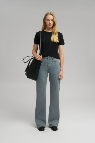 Приталенная футболка из джерси