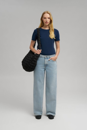 Приталенная футболка из джерси