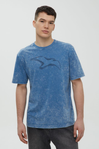 Футболка из хлопка с принтом