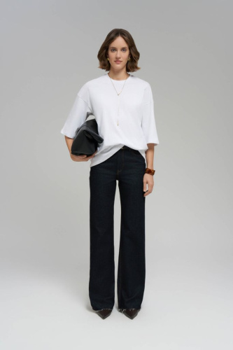 Футболка унисекс из хлопка оверсайз силуэта