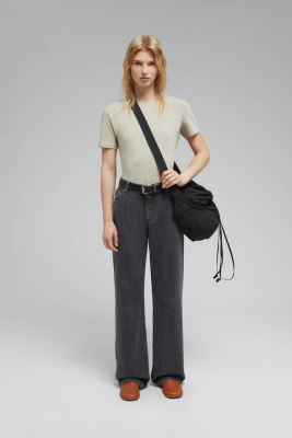 Футболка приталенного кроя из хлопка