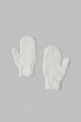 Варежки из ангоры и шерсти