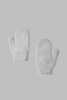 Варежки из ангоры и шерсти