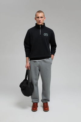 Толстовка с воротником на молнии