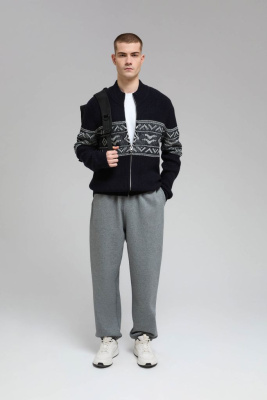 Кардиган на молнии с шерстью