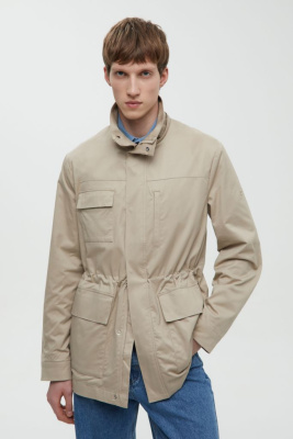 Ветровка из хлопка с капюшоном