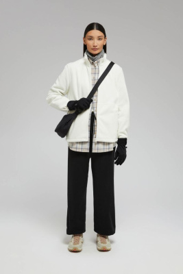 Флисовая толстовка oversize fit на молнии