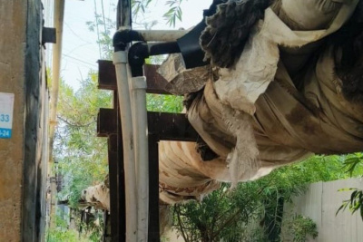 Трубы водоснабжения снова подожгли в Якутске / ЯСИА Якутск Якутск Республика Саха (Якутия)