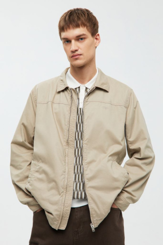 Ветровка из хлопка с отложным воротником