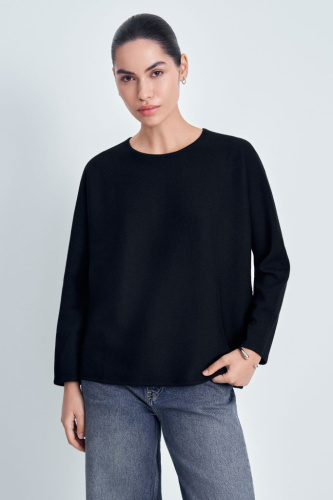 Джемпер с шерстью свободного силуэта