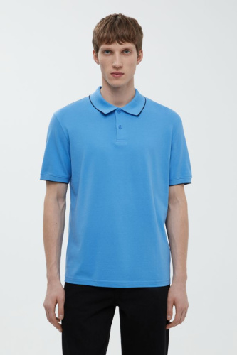 Поло из хлопка свободного кроя