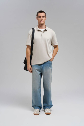 Поло из мерсеризованного хлопка