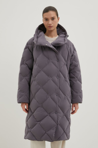 Пальто утепленное с утиным пухом