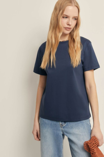 Футболка из мерсеризованного хлопка